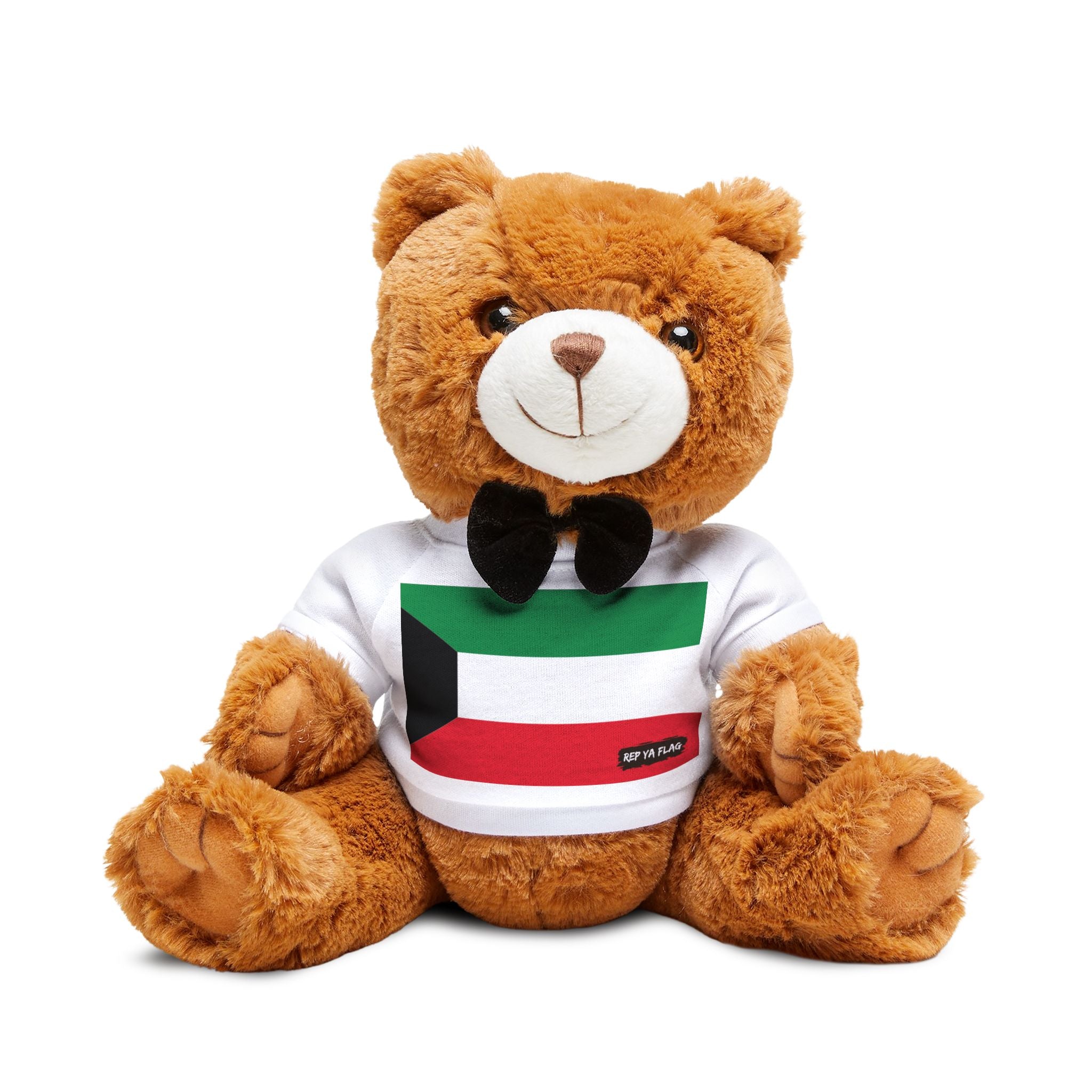 Kuwait Flag Teddy Bear | Kuwaiti Heritage Plush Gift | Rep Ya Flag