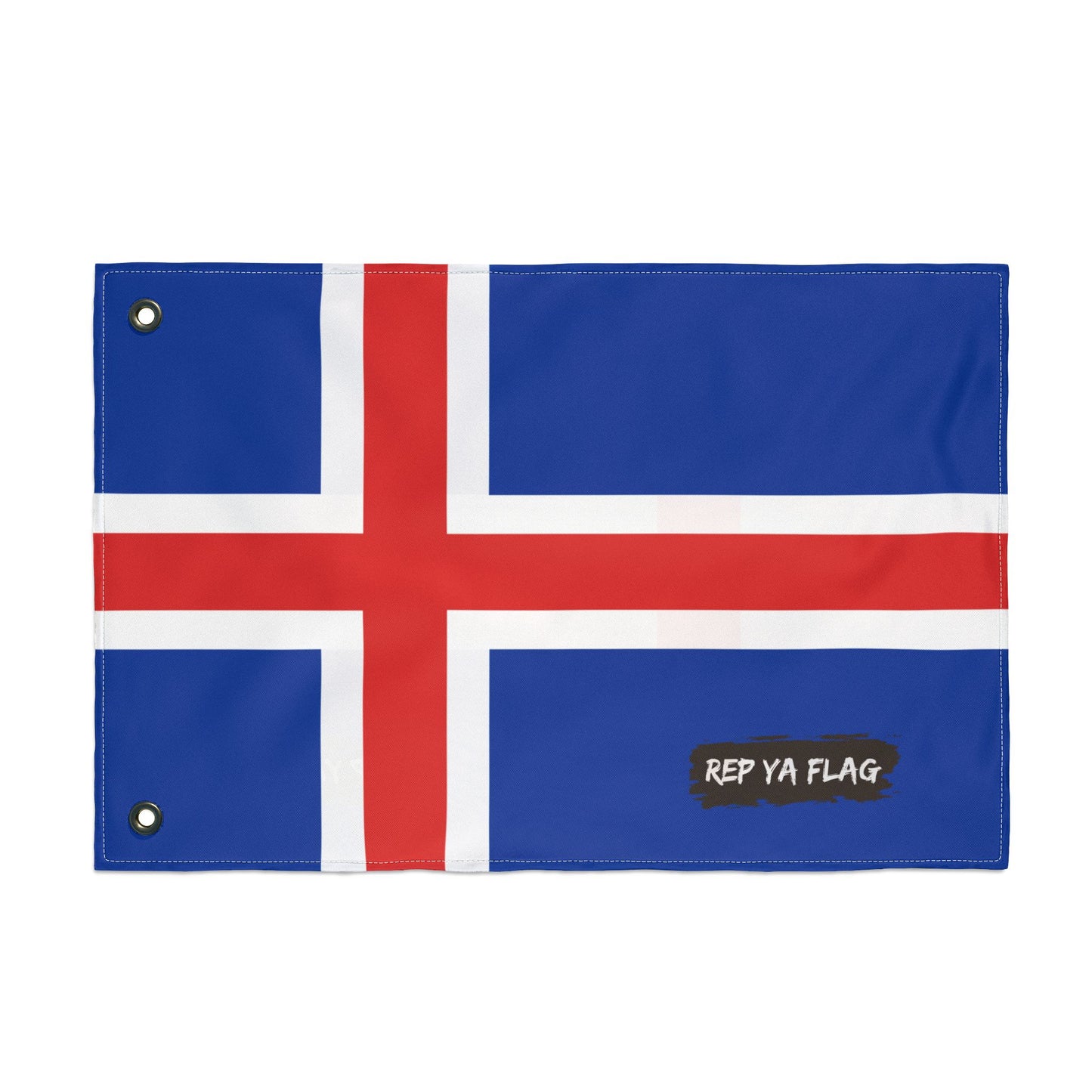 Iceland Flag Garden Banner | Double Sided Outdoor Flag | Rep Ya Flag