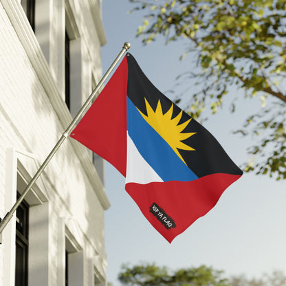Antigua & Barbuda Flag Garden Banner | Double Sided Outdoor Flag | Rep Ya Flag