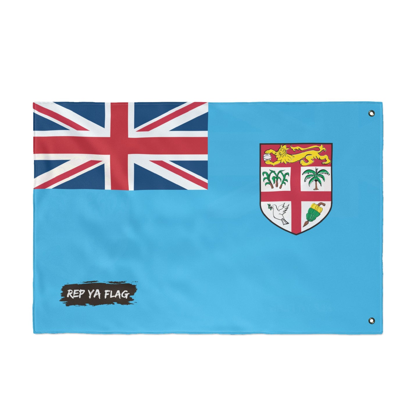 Fiji Flag Garden Banner | Double Sided Outdoor Flag | Rep Ya Flag
