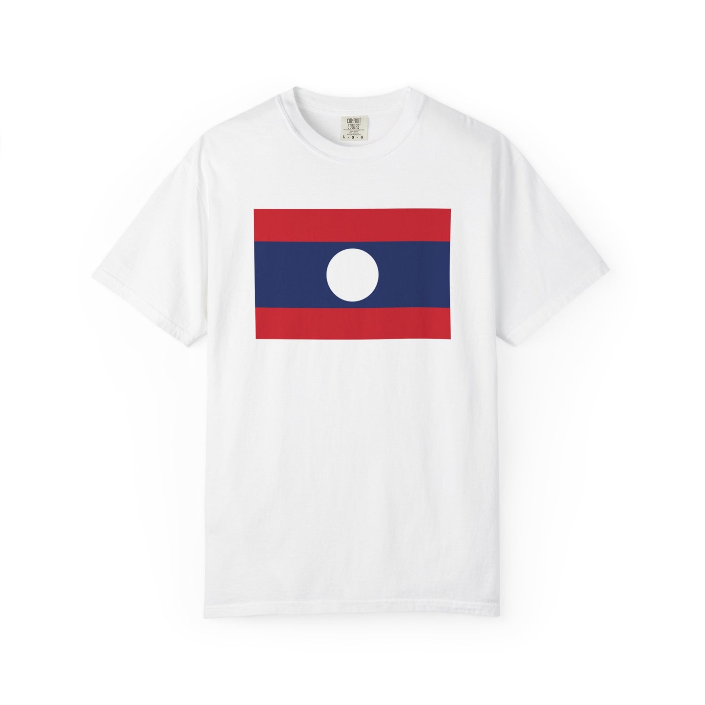Laos Flag T Shirt | Laotian Heritage Shirt S–4XL | Rep Ya Flag