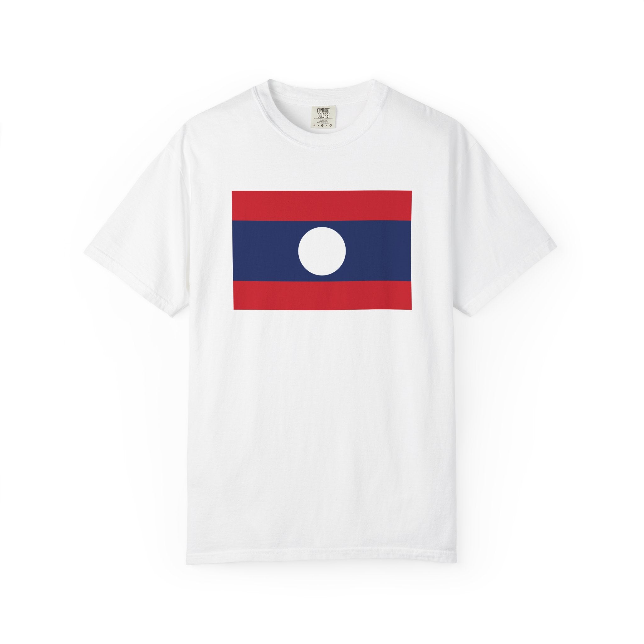 Laos Flag T Shirt | Laotian Heritage Shirt S–4XL | Rep Ya Flag