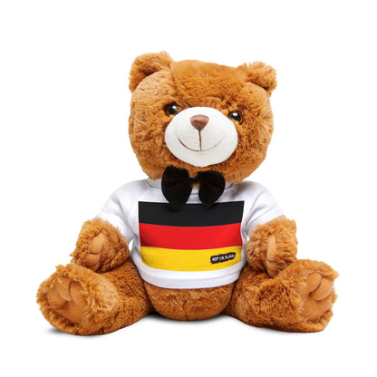 Germany Flag Teddy Bear | German Heritage Plush Gift | Rep Ya Flag