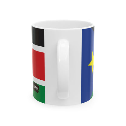 South Sudan Flag Coffee Mug 11oz & 15oz | Rep Ya Flag