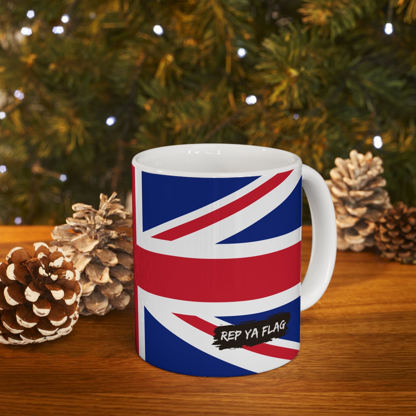 United Kingdom Flag Coffee Tea Mug 11oz 15oz | Rep Ya Flag Ceramic Mug