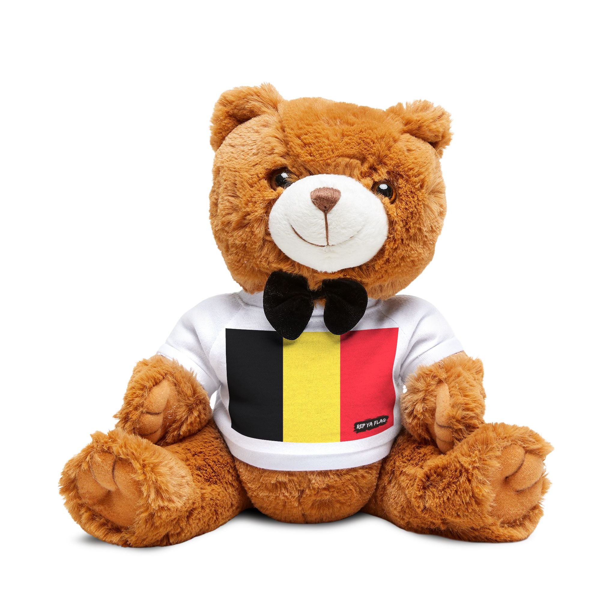 Belgium Flag Teddy Bear | Belgian Heritage Plush Gift | Rep Ya Flag