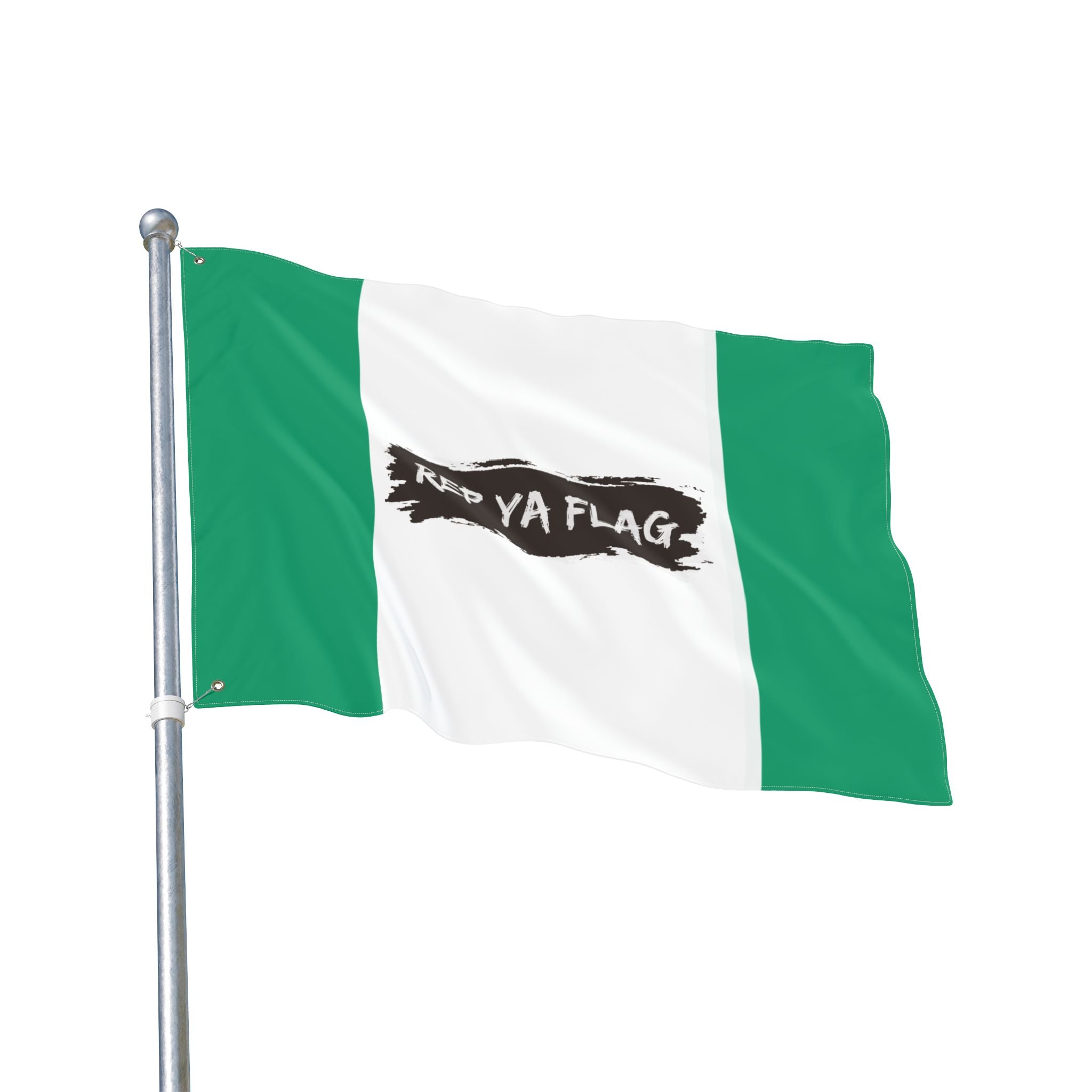 Nigeria Flag Garden Banner | Double Sided Outdoor Flag | Rep Ya Flag