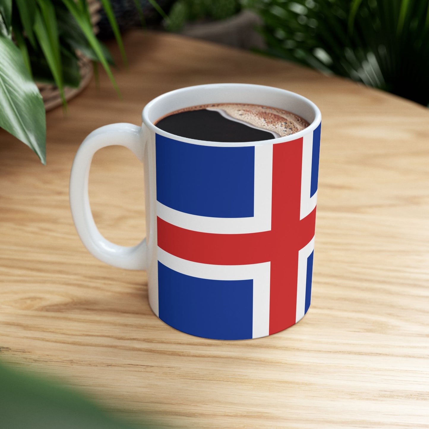Iceland Flag Coffee Tea Mug 11oz 15oz | Rep Ya Flag Ceramic Mug