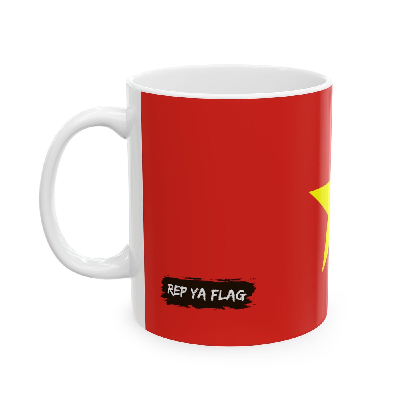 Vietnam Flag | Coffee Tea Ceramic Mug Cup | 11oz 15oz | Rep Ya Flag