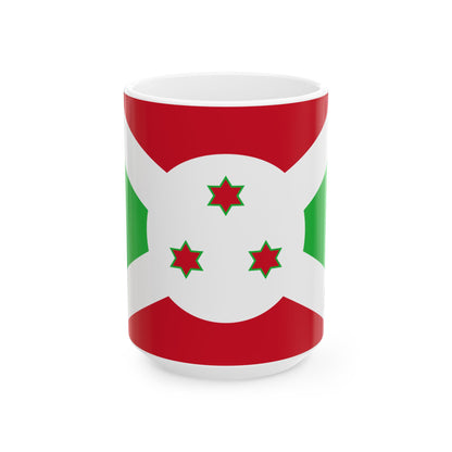 Burundi Flag Coffee Tea Mug 11oz 15oz | Rep Ya Flag Ceramic Mug
