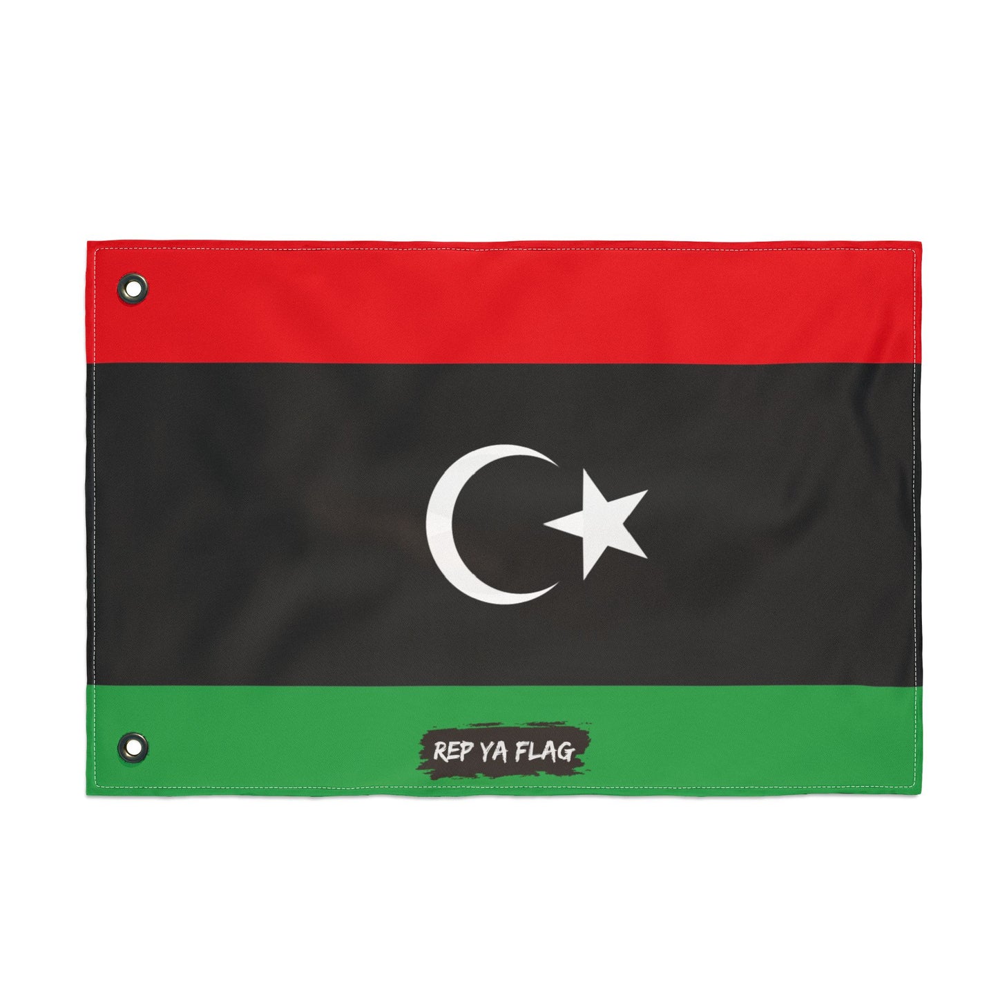 Libya Flag Garden Banner | Double Sided Outdoor Flag | Rep Ya Flag