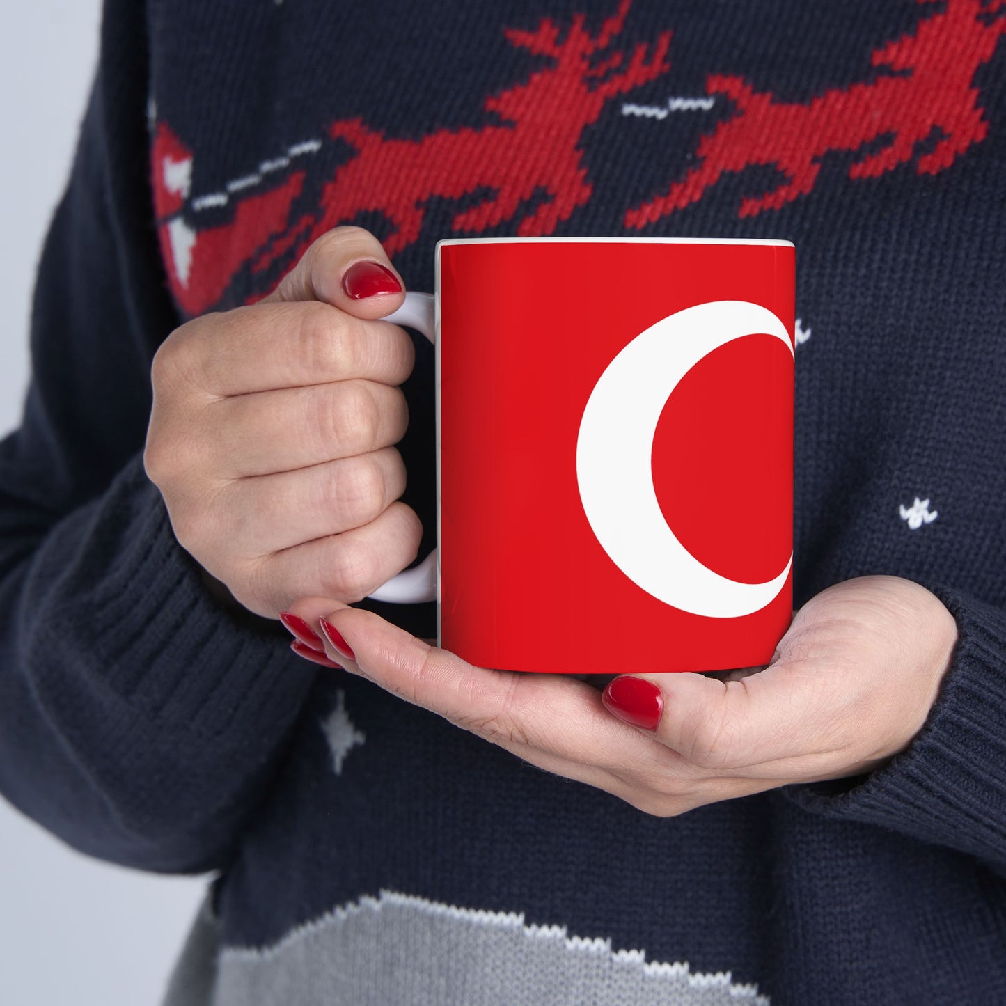 Turkey Flag Coffee Tea Mug 11oz 15oz | Rep Ya Flag Ceramic Mug