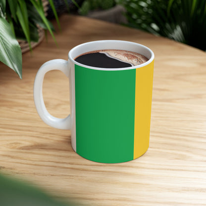 Mali Flag Coffee Tea Mug 11oz 15oz | Rep Ya Flag Ceramic Mug