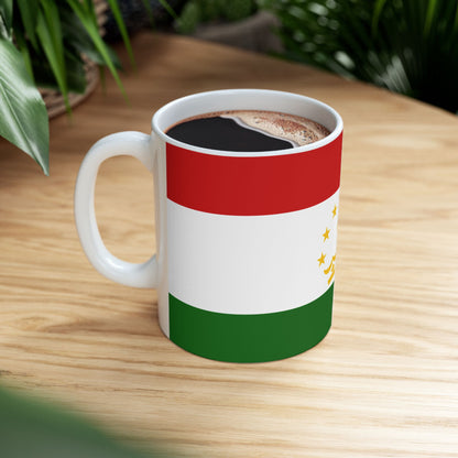 Tajikistan Flag Coffee Tea Mug 11oz 15oz | Rep Ya Flag Ceramic Mug