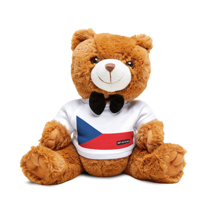 Czech Republic (Czechia) Flag Teddy Bear | Czech Heritage Plush Gift | Rep Ya Flag