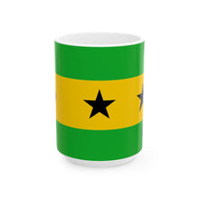São Tomé and Príncipe Flag Coffee Mug 11oz & 15oz | São Toméan Heritage Ceramic Mug | Rep Ya Flag