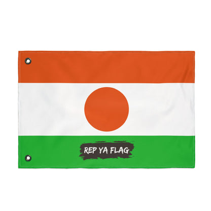 Niger Flag Garden Banner | Double Sided Outdoor Flag | Rep Ya Flag