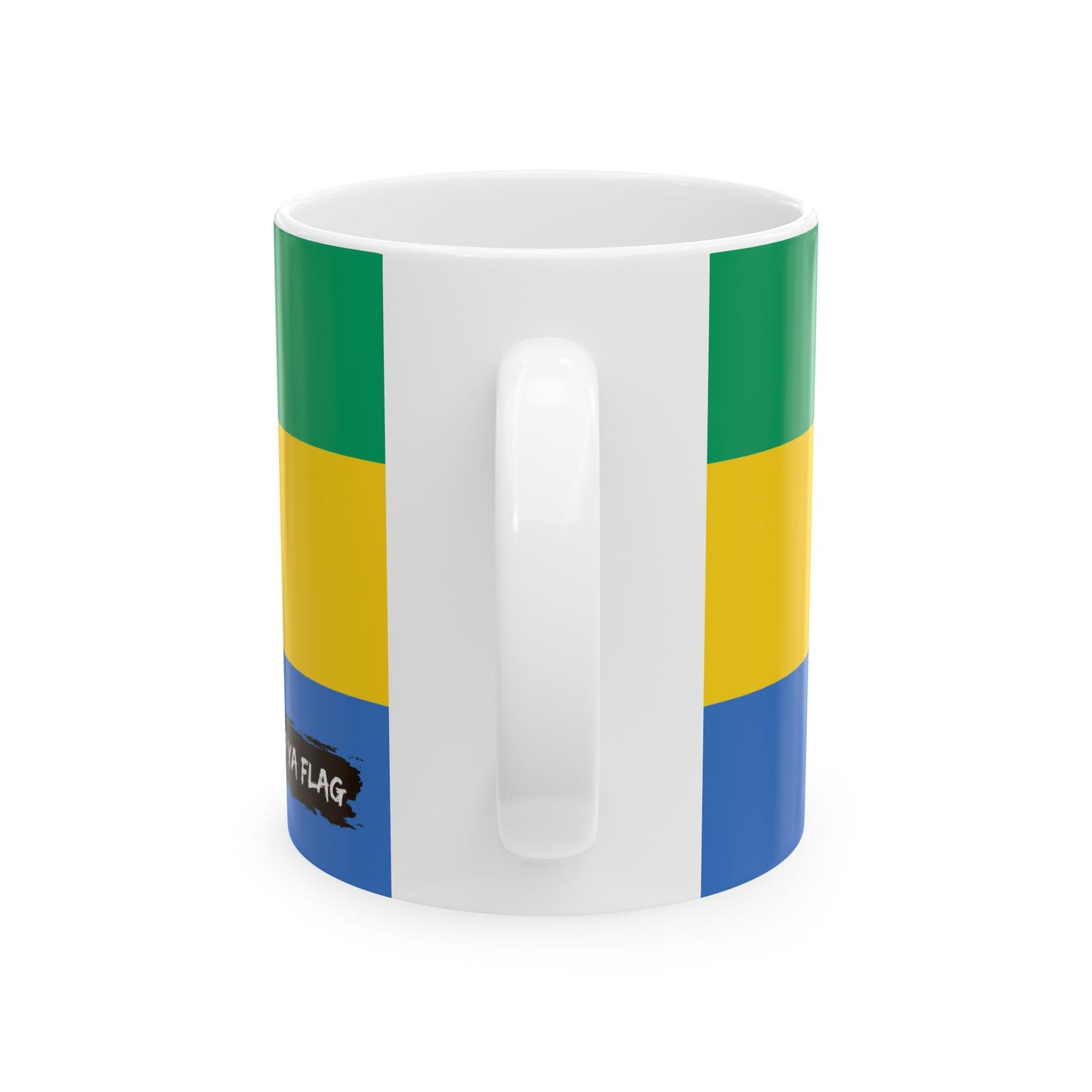 Gabon Flag Coffee Tea Mug 11oz 15oz | Rep Ya Flag Ceramic Mug