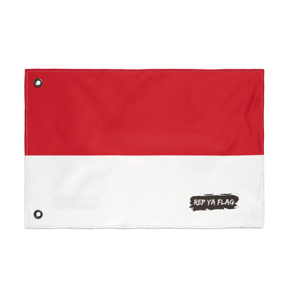 Monaco Flag Garden Banner | Double Sided Outdoor Flag | Rep Ya Flag