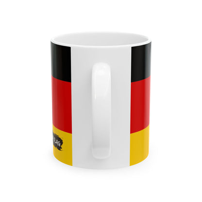 Germany Flag Coffee Tea Mug 11oz 15oz | Rep Ya Flag Ceramic Mug