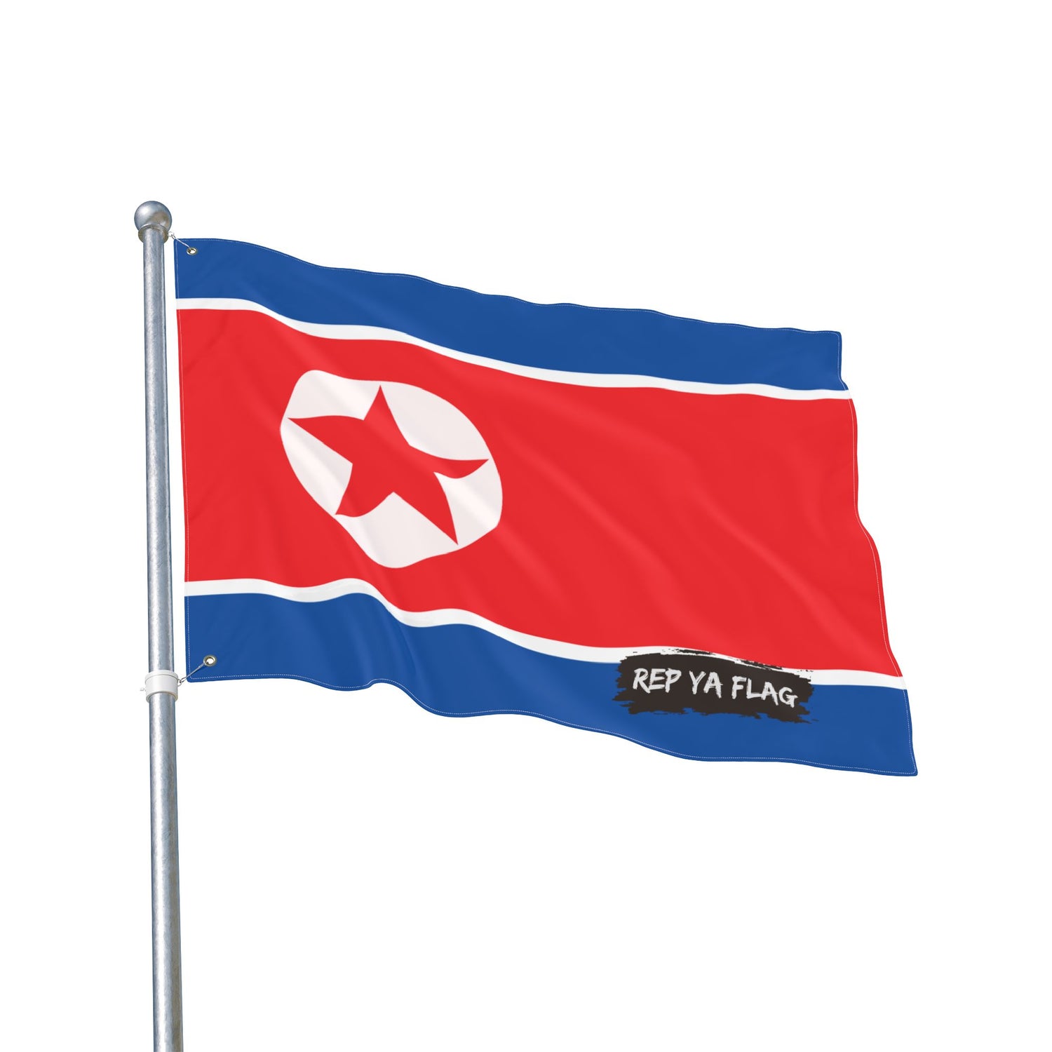 North Korea Flag Garden Banner | Double Sided Outdoor Flag | Rep Ya Flag
