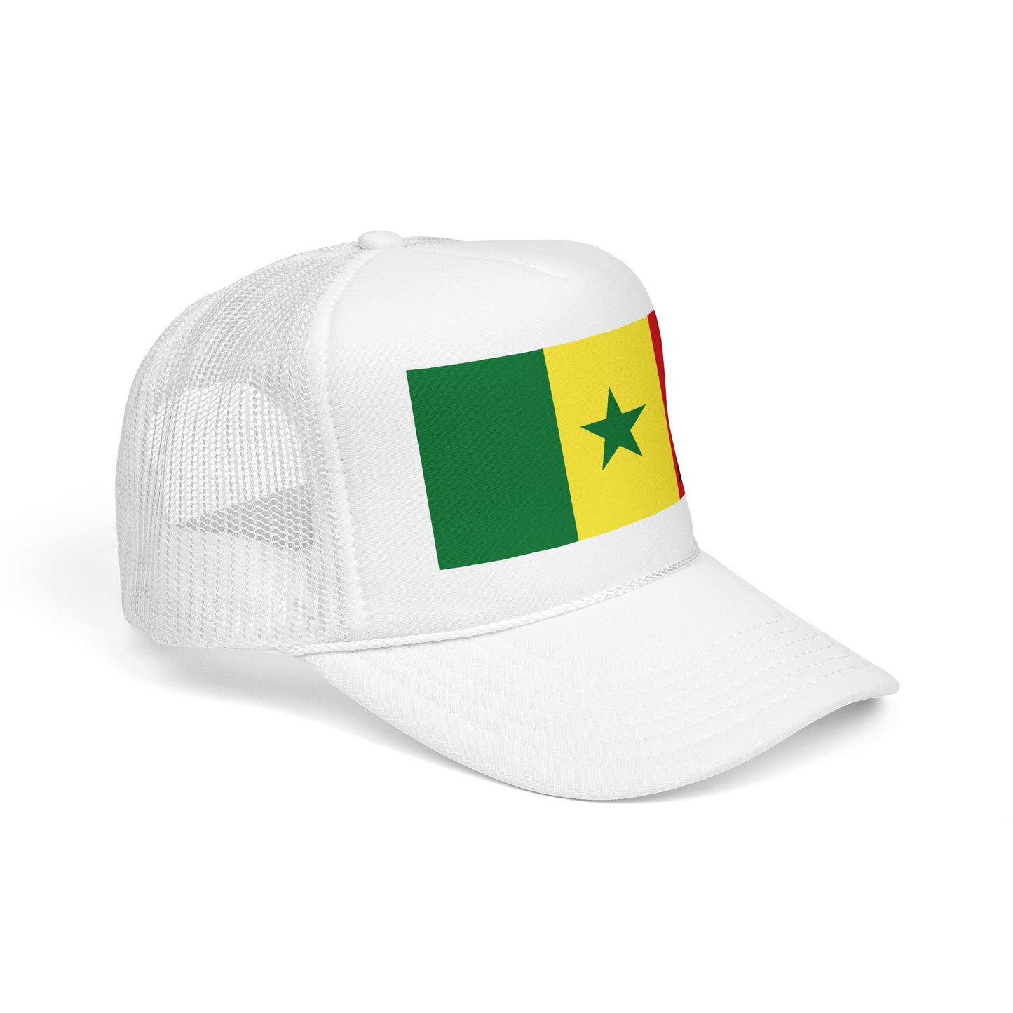 Senegal Flag Foam Trucker Hat | São Toméan Pride Snapback Cap | Rep Ya Flag