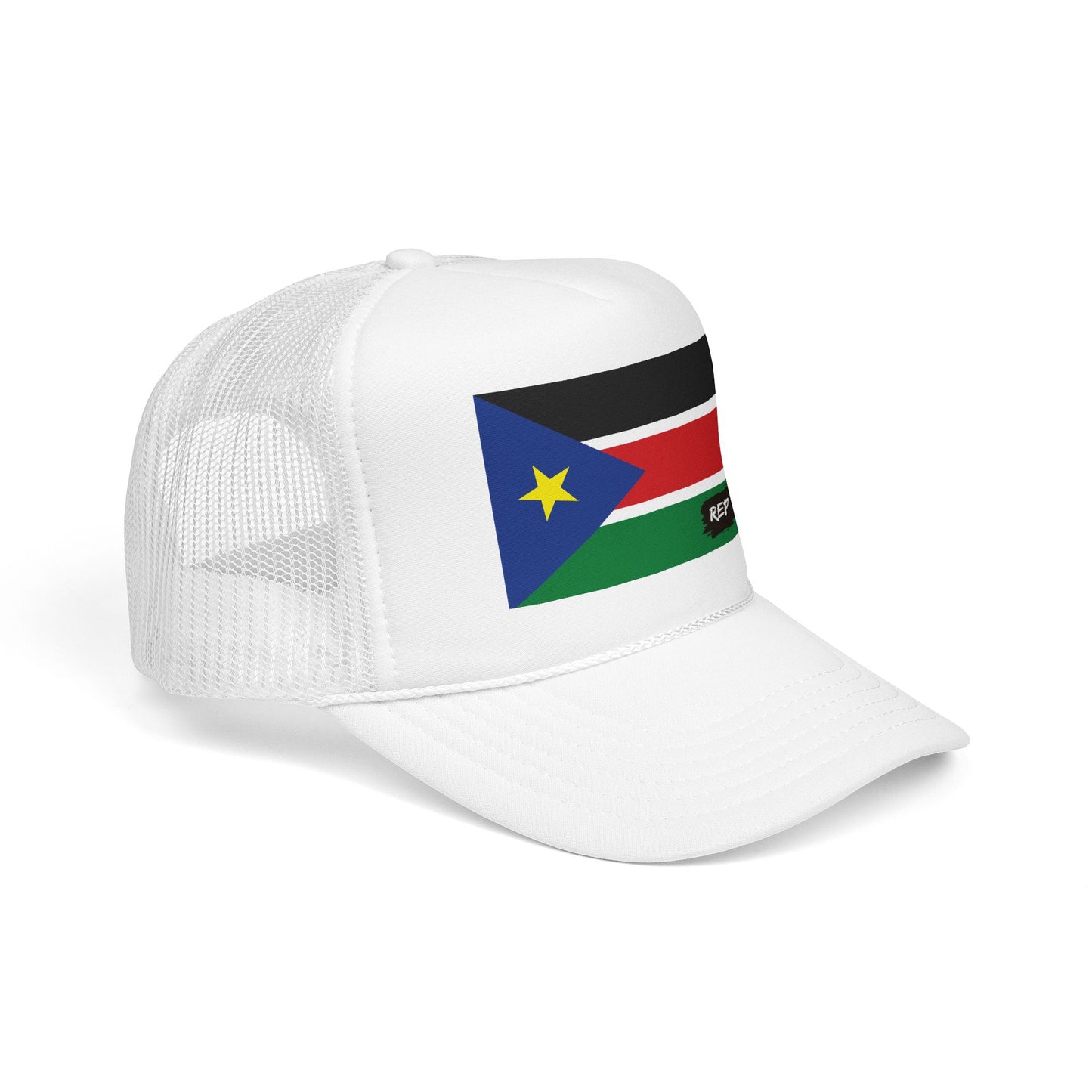 South Sudan Flag Foam Trucker Hat | Rep Ya Flag