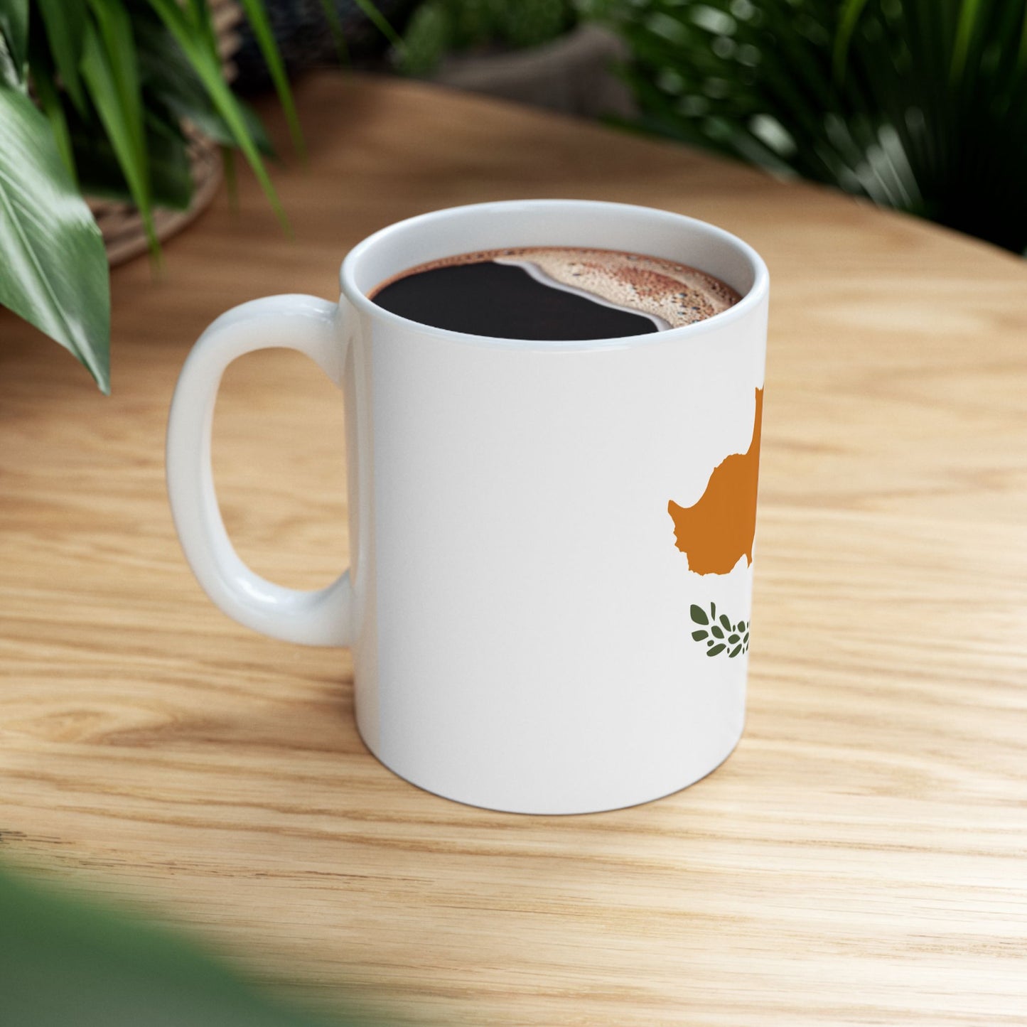 Cyprus Flag Coffee Tea Mug 11oz 15oz | Rep Ya Flag Ceramic Mug