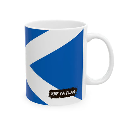 Scotland Flag Coffee Tea Mug 11oz 15oz | Rep Ya Flag Ceramic Mug