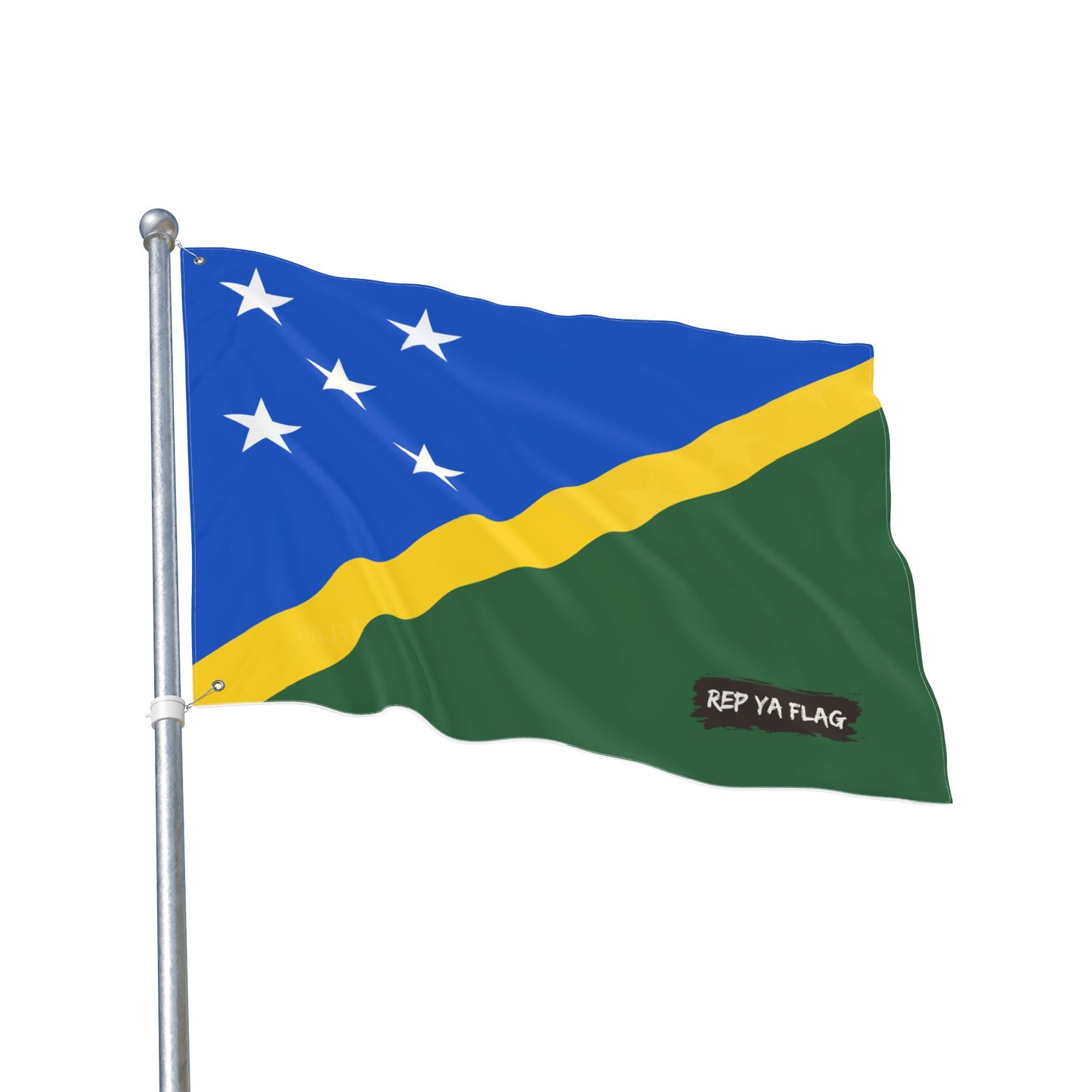 Solomon Islands Flag Garden Banner | Double-Sided Outdoor Flag | Rep Ya Flag