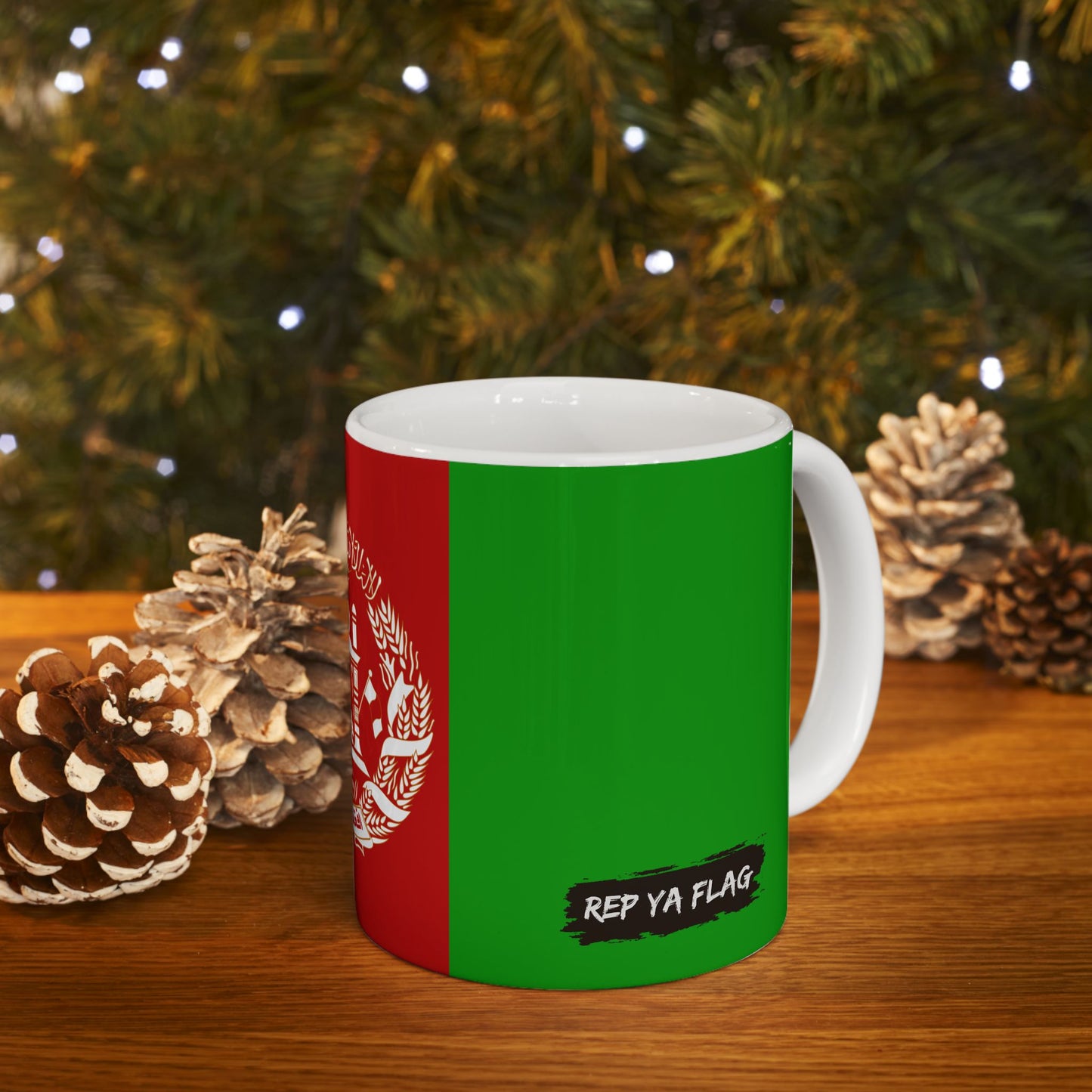 Afghanistan Flag Coffee Tea Mug 11oz 15oz | Rep Ya Flag Ceramic Mug