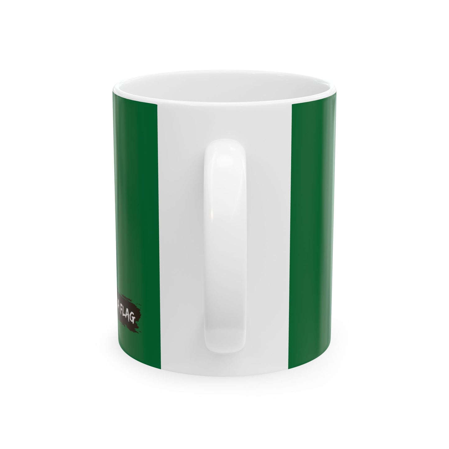 Saudi Arabia Flag Coffee Mug 11oz & 15oz | Saudi Heritage Ceramic Coffee Tea Mug | Rep Ya Flag