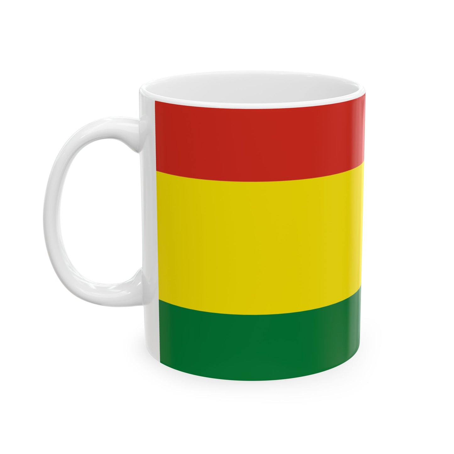 Bolivia Flag Coffee Mug | Bolivian Pride Ceramic Tea Mug 11oz & 15oz | Rep Ya Flag