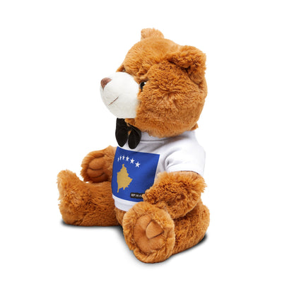 Kosovo Flag Teddy Bear | Kosovar Heritage Plush Gift | Cultural Keepsake | Baby Gift Stuffed Animal