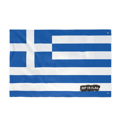 Greece Flag Garden Banner | Double Sided Outdoor Flag | Rep Ya Flag