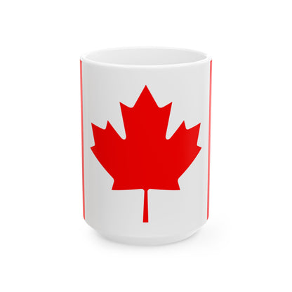 Canada Flag Coffee Tea Mug 11oz 15oz | Canadian Heritage Mug | Rep Ya Flag