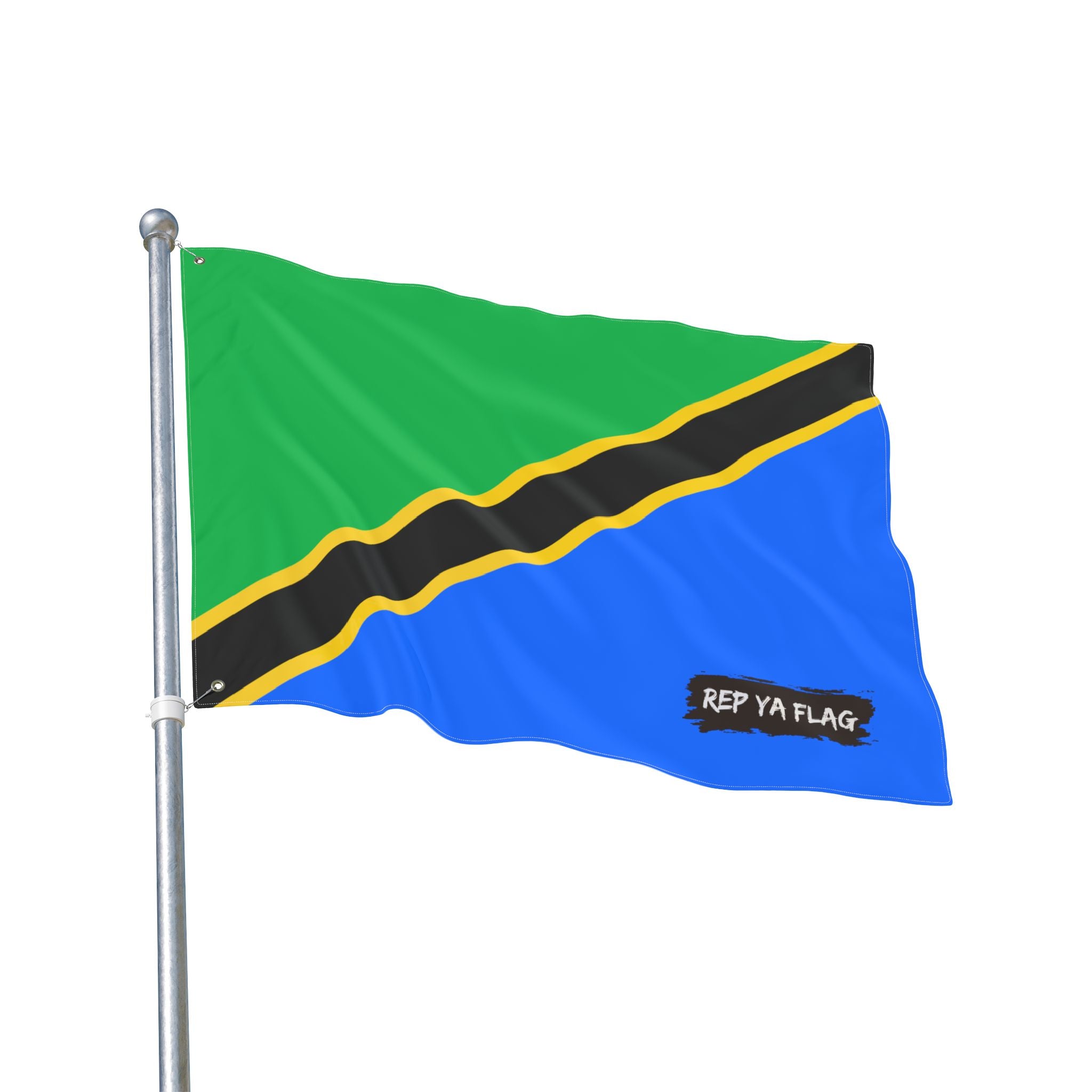 Tanzania Flag Garden Banner | Double-Sided Outdoor Flag | Rep Ya Flag