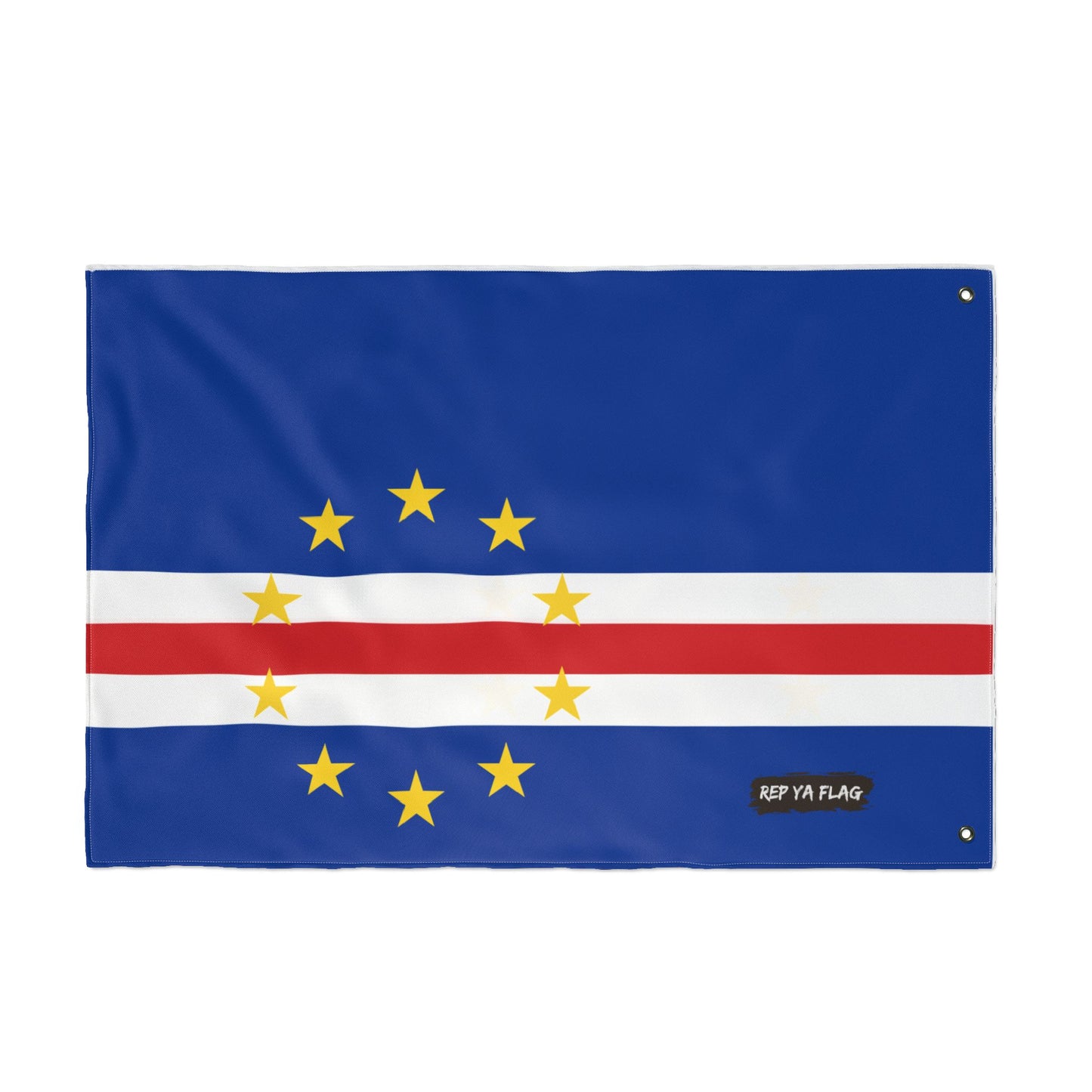 Cabo Verde Flag Garden Banner | Double Sided Outdoor Flag | Rep Ya Flag