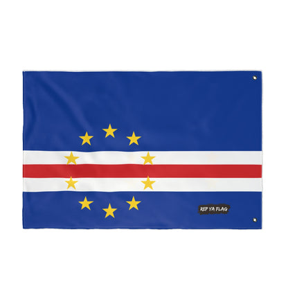 Cabo Verde Flag Garden Banner | Double Sided Outdoor Flag | Rep Ya Flag