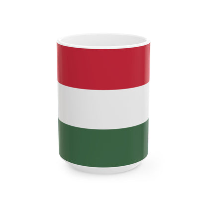 Hungary Flag Coffee Tea Mug 11oz 15oz | Rep Ya Flag Ceramic Mug