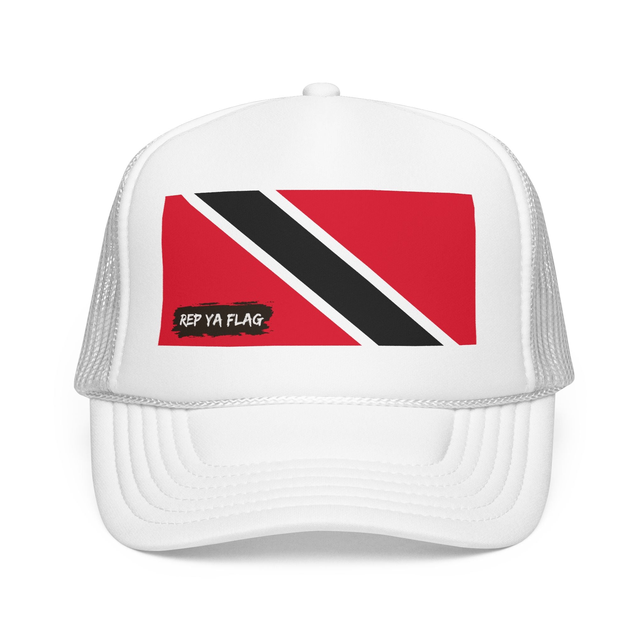 Trinidad and Tobago Flag Foam Trucker Hat | Rep Ya Flag design