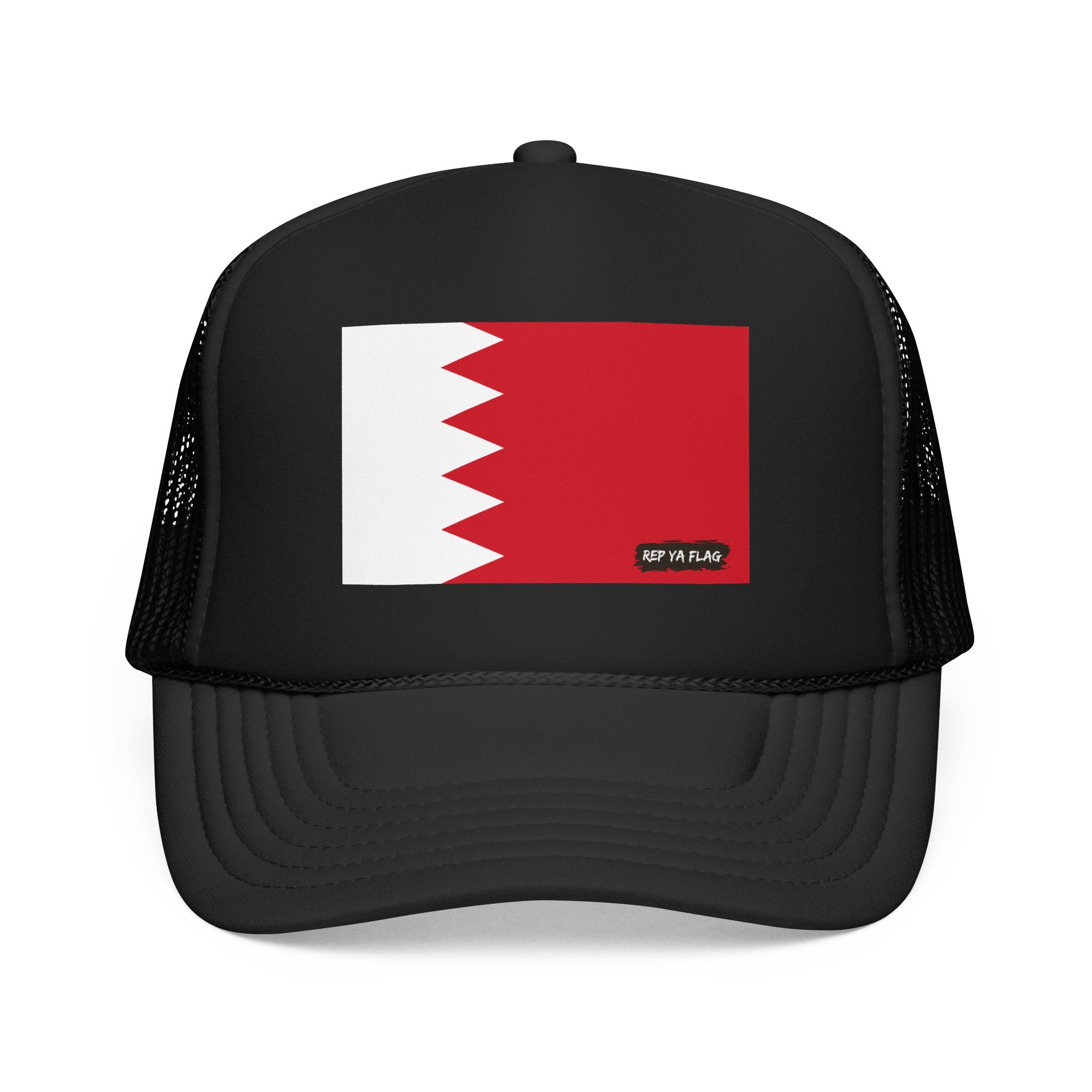 Bahrain Flag Foam Trucker Hat | Bahraini Pride Snapback Cap | Rep Ya Flag