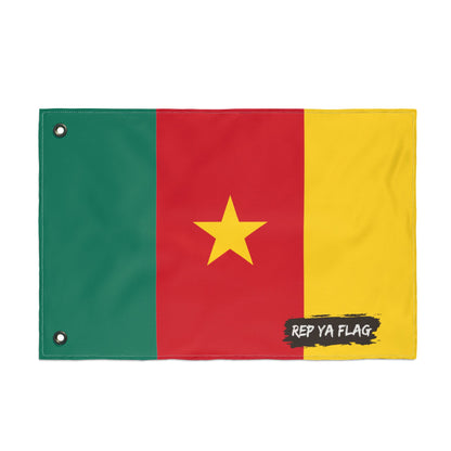 Cameroon Flag Garden Banner | Double Sided Outdoor Flag | Rep Ya Flag