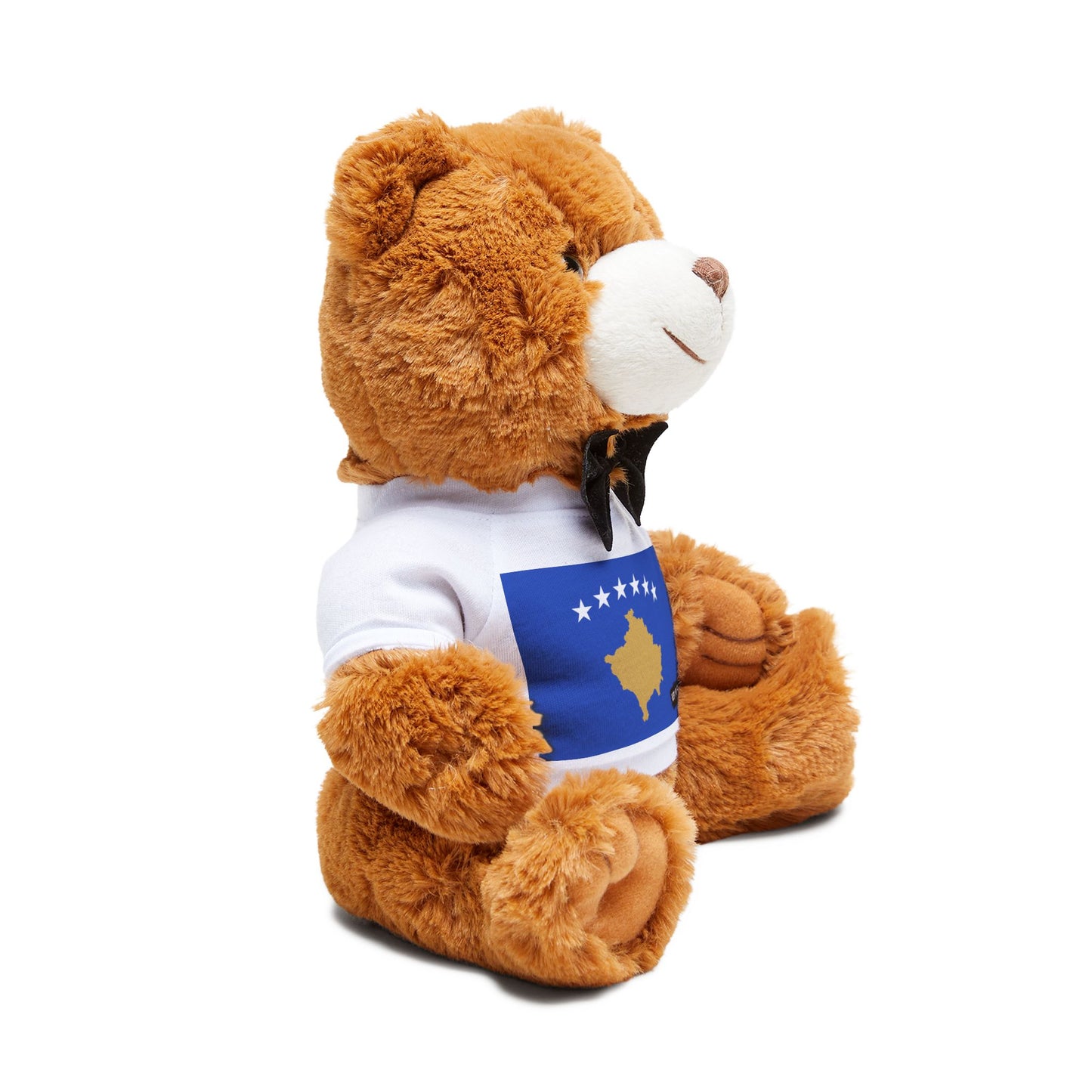 Kosovo Flag Teddy Bear | Kosovar Heritage Plush Gift | Cultural Keepsake | Baby Gift Stuffed Animal