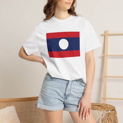 Laos Flag T Shirt | Laotian Heritage Shirt S–4XL | Rep Ya Flag