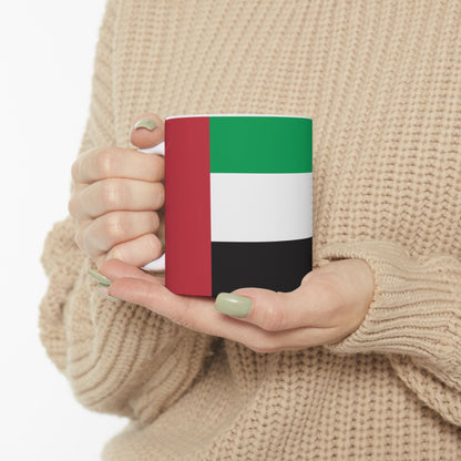 United Arab Emirates Flag Coffee Tea Mug 11oz 15oz | Rep Ya Flag Ceramic Mug