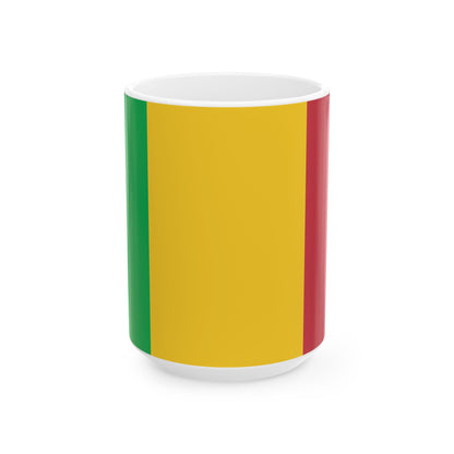 Mali Flag Coffee Tea Mug 11oz 15oz | Rep Ya Flag Ceramic Mug