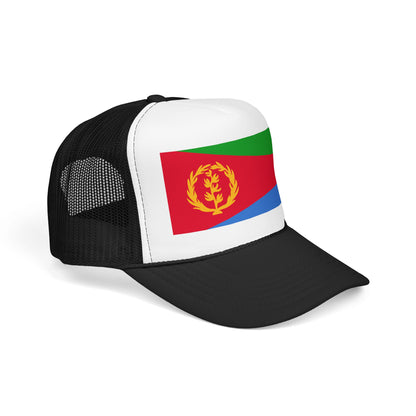 Eritrea Flag Foam Trucker Hat | Eritrean Pride Snapback Cap | Rep Ya Flag