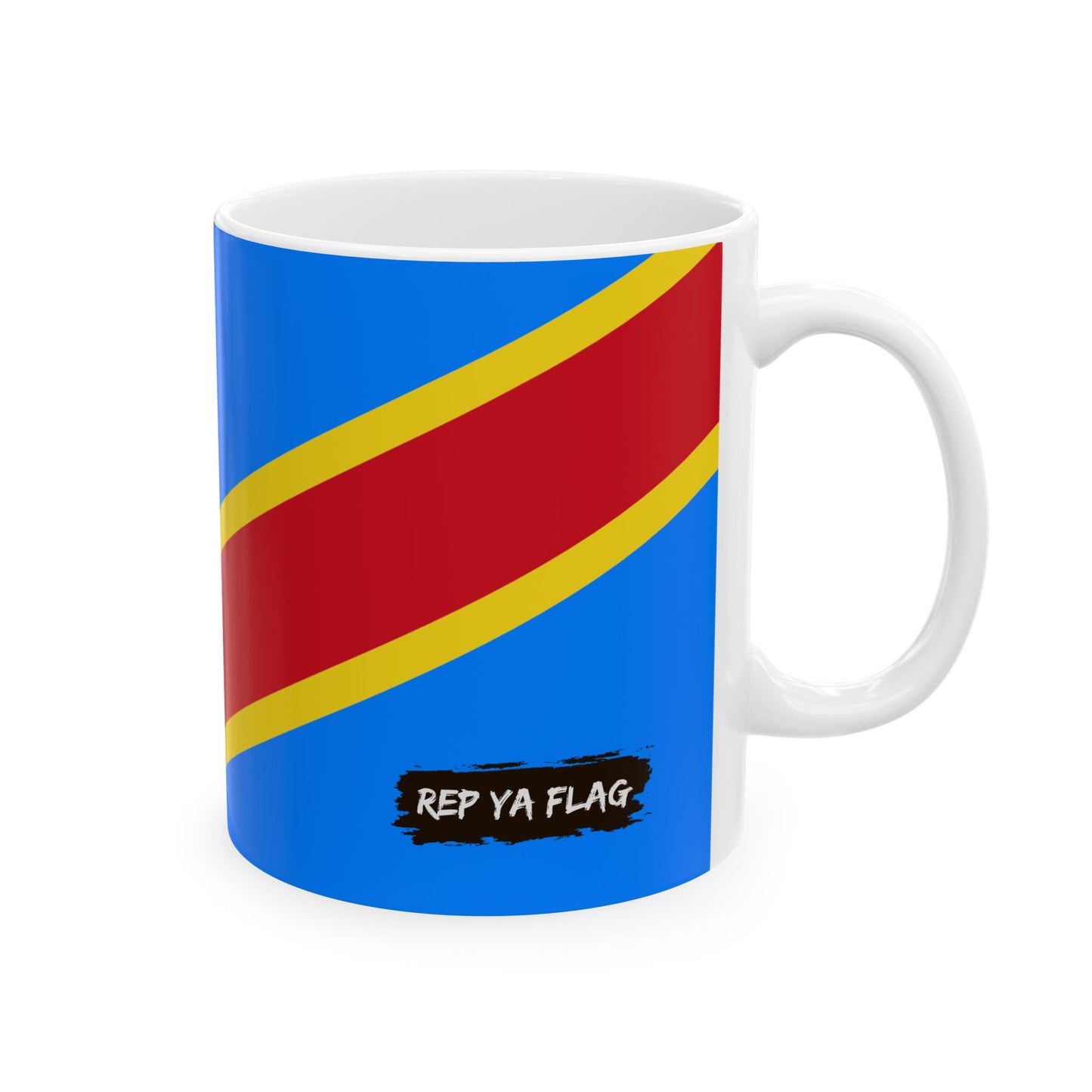 Democratic Republic of the Congo Flag Coffee Tea Mug 11oz 15oz | Rep Ya Flag Ceramic Mug