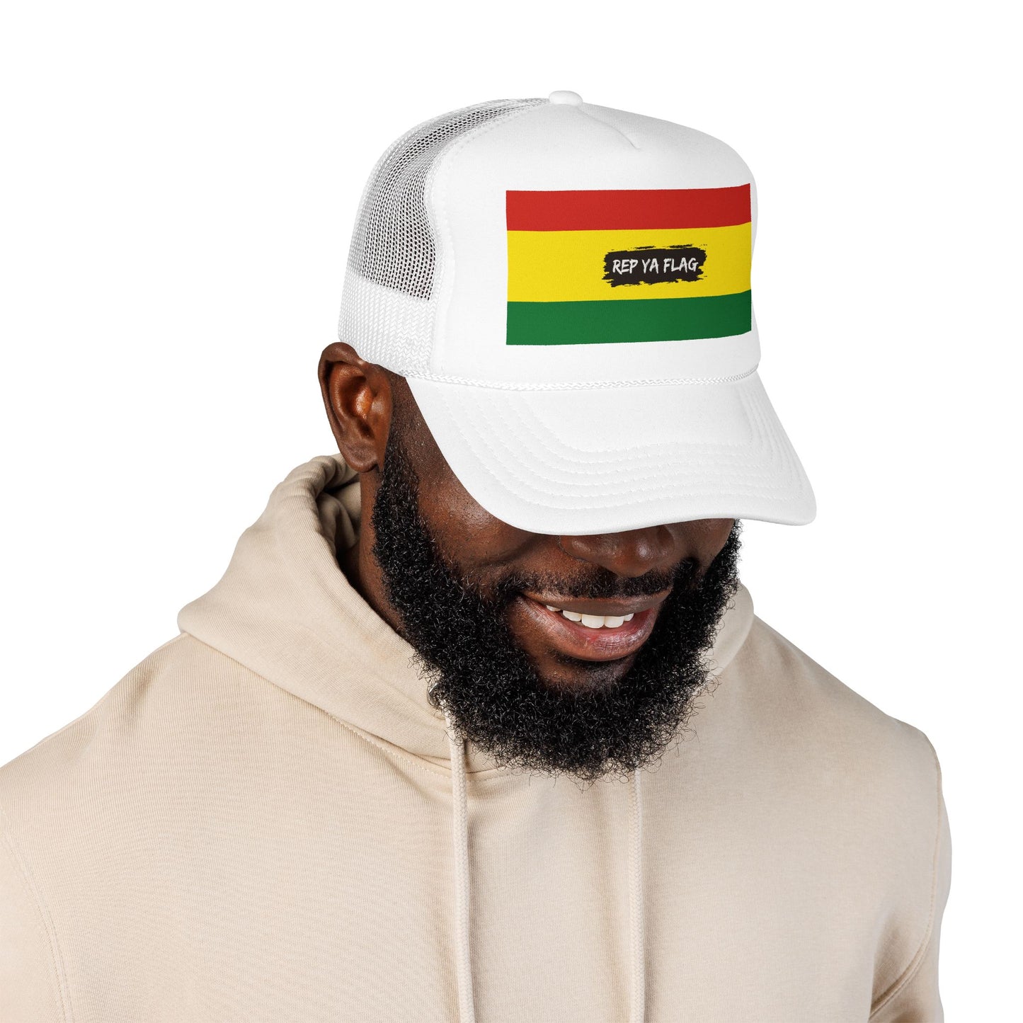 Bolivia Flag Foam Trucker Hat | Bolivian Pride Snapback Cap | Rep Ya Flag